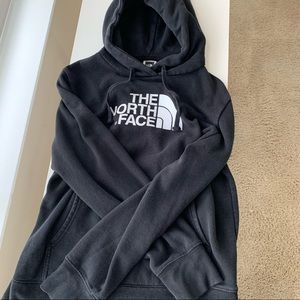The North Face black hoodie large